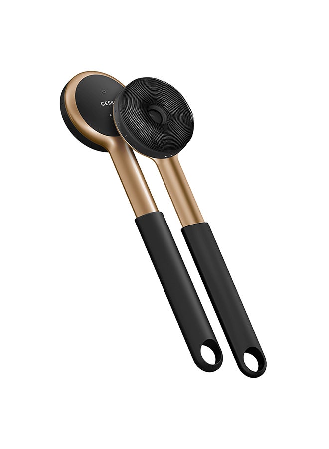 جيسكي فرشاة جيسكي سونيك  لكامل الجسم | جهاز تنظيف ذكي للجسم بـ  وظائف مع فرشاة سيليكون وعلاج الضوء الأحمر لمكافحة الشيخوخة - يقلل التجاعيد، ينعم ويخفف حب الشباب في الظهر - رمادي - Image 4