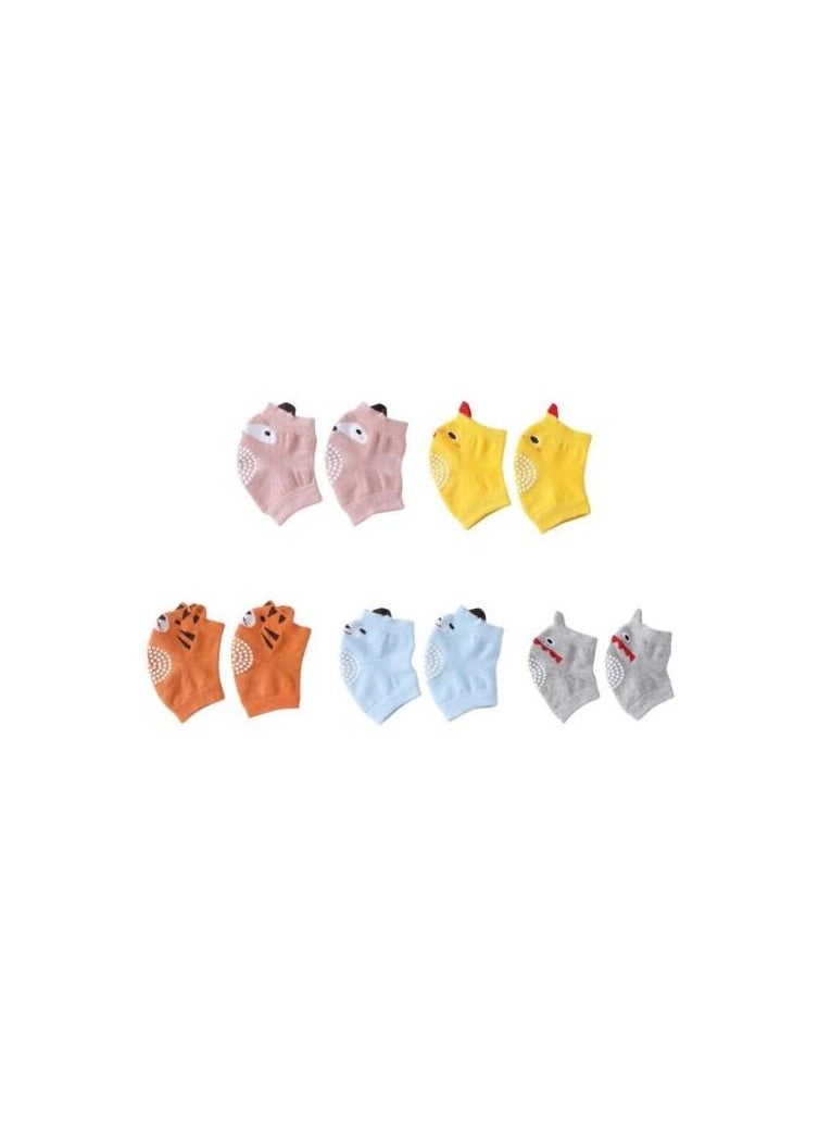 Spaceshoop New Baby Knee Pads Infant Toddler Breathable Cotton Kneepads Protector Cute Animals Kids Knee Pad Crawling Elbow Cushion  - Image 3