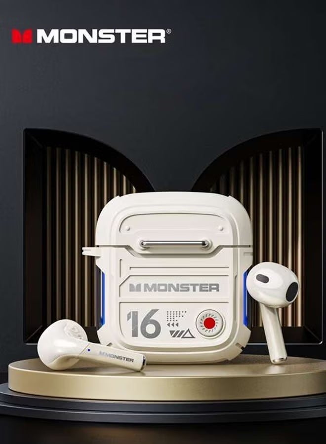 Monster Airmars XKT16 Wireless Headphones Bluetooth Earphones Low