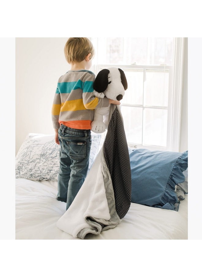 أنيمال أدفينتشور ®| Peanuts®| مجموعة Snoopy Cuddle Bundle™| مجموعة 2 في 1 من القطيفة مقاس 10 بوصات وبطانية مقاس 28 × 34 بوصة  - Image 4