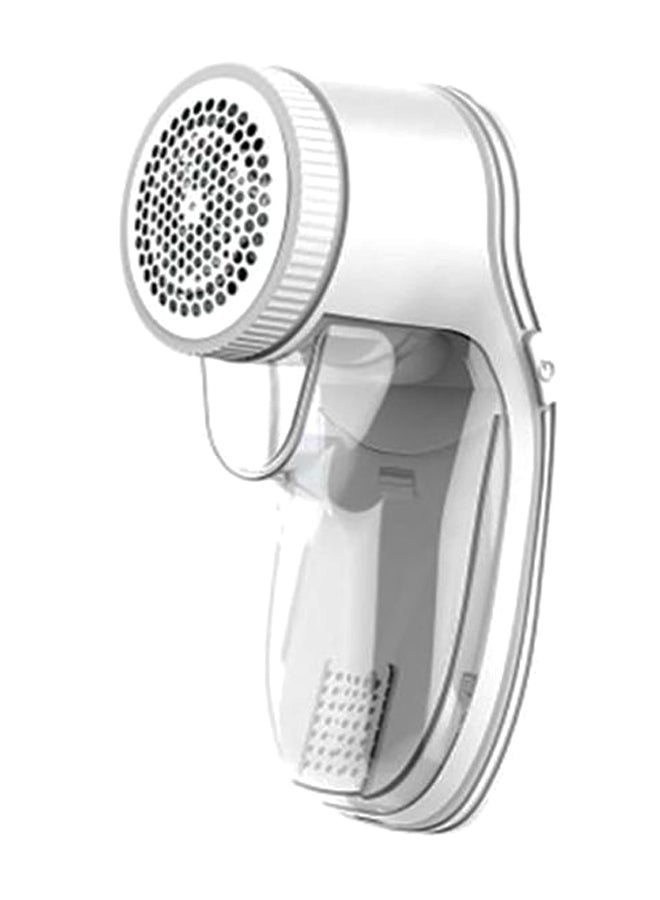 Loquat Electric Rechargeable Lint Remover White/Clear/Silver 7inch