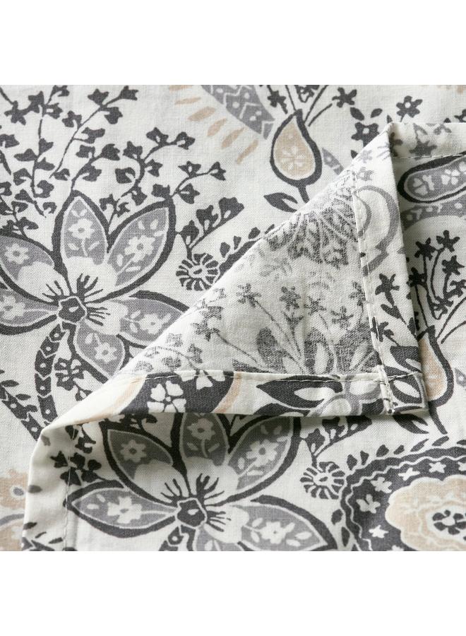 إيروريكس ملاءة مسطحة، رمادي/أبيض، 150×260 سم - Image 2