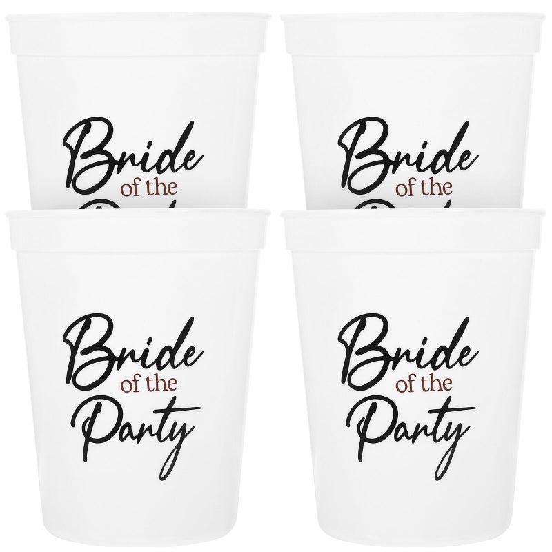 Unbreakable Plastic Wine Cups 4 Pack Clear Reusable For Wedding And Party Gatherings - Image 2