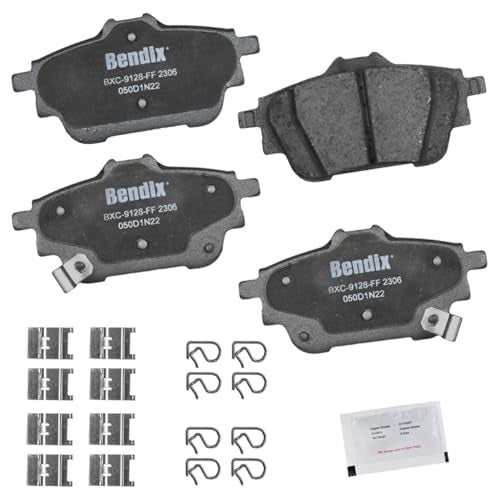 Bendix Priority1 CFC2306 Ceramic Rear Brake Pads for Nissan Sentra 2023-2020 - Image 1