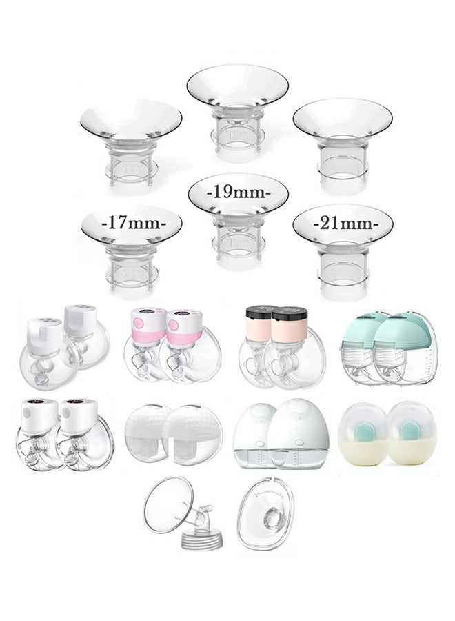 Momore 6 Piece Breast Pump Converter Practical Replacement Inserts Accessory Set - Image 1