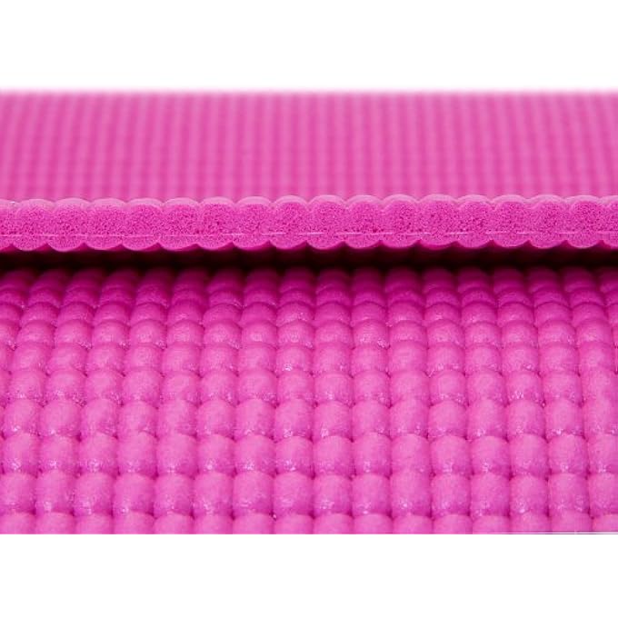 Mesuca Yoga Mat - Pink, 6 Mm - Image 2