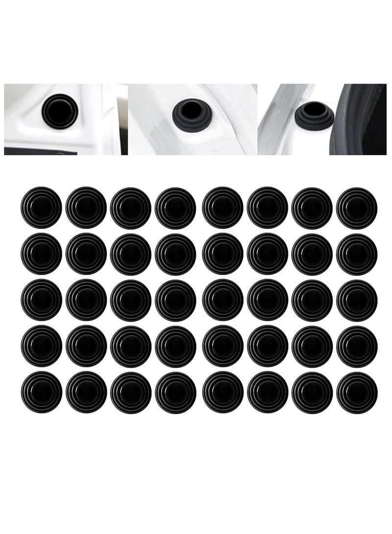 Generic 40 PCS Car Door Shock Absorber Pads Universal Dot Anti Collision Car Door Protector Stickers Vehicle Bumper Protector for Cars  - Image 1