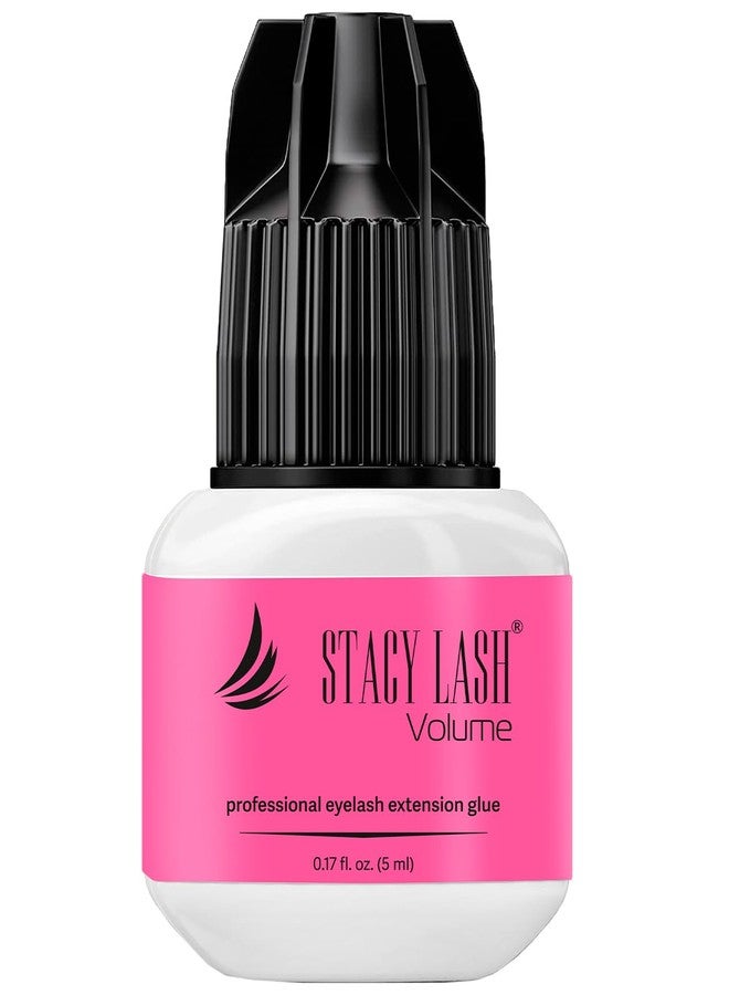 Stacy Lash غراء تمديد الرموش فوليوم ستاسي لاش 0.17 أونصة سائلة/5 مل/وقت جفاف 3-4 ثواني/احتفاظ 6 أسابيع/غراء أسود/مستلزمات احترافية/غراء للرموش - Image 1