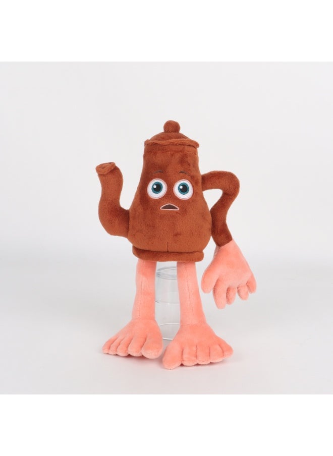 28cm Tung Tung Tung Sahur Plush Toy Doll teapot  - Image 1