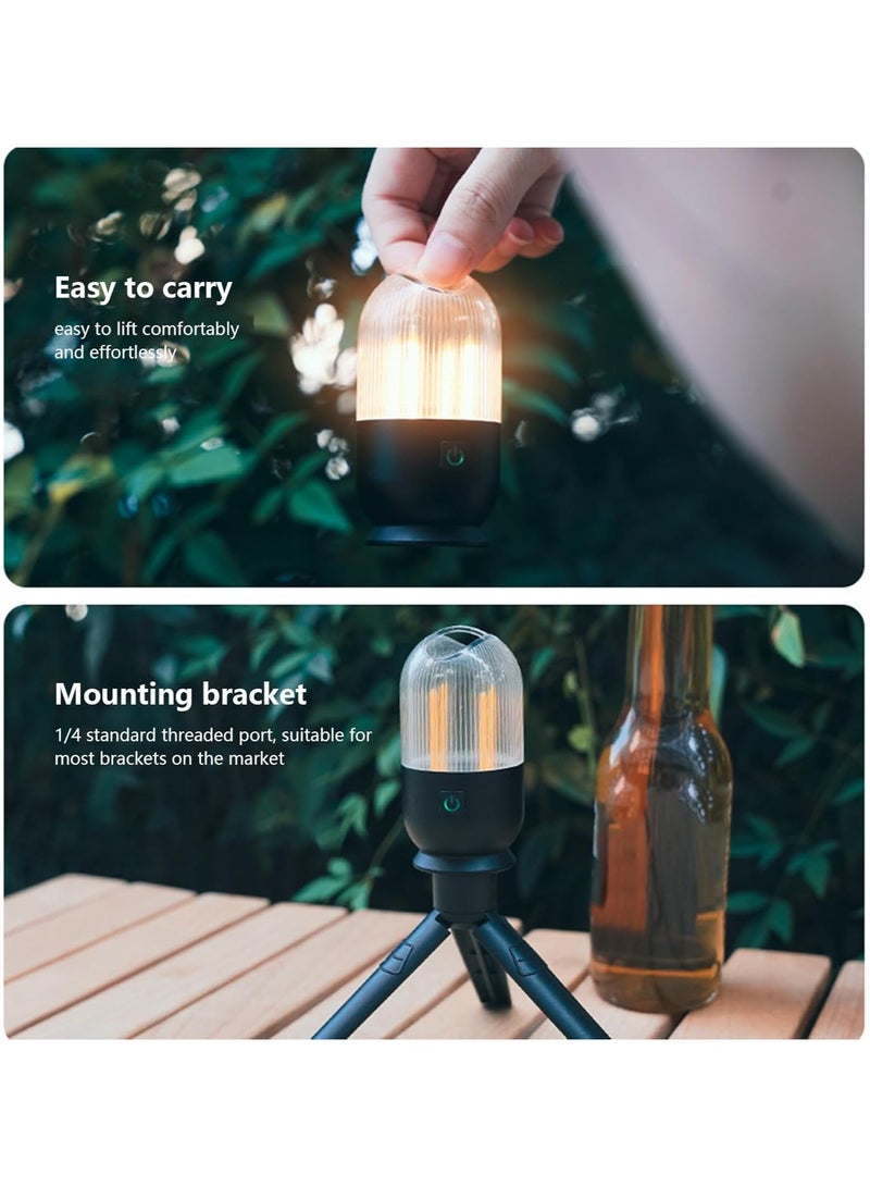 CMGTYYD Camping Lantern Rechargeable - 4 Modes LED Camping Lights with Stand Portable Waterproof Cordless Multifunctional Flashlight for Garden, Tent, Fishing, Outdoor, Indoor - Image 3