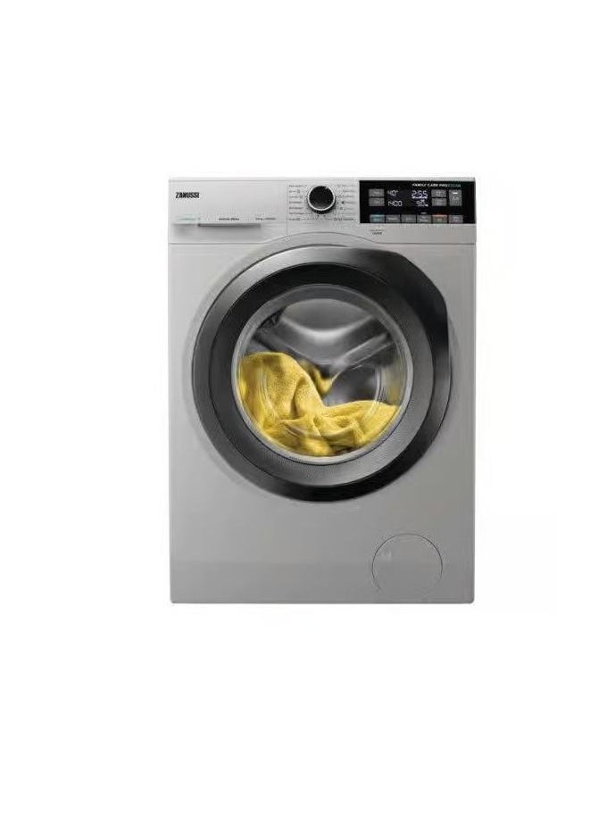 ZANUSSI Zanussi Front Load Washing Machine 10 KG with Dryer 6 KG, Silver, inverter motor - Italy – ZWD11683NS  - Image 1