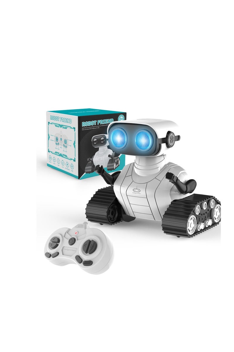 Robot Toys, Rechargeable Remote Control Robot Toys for Kids, 2.4Ghz RC Robot Toys with Music and LED Eyes - Image 2