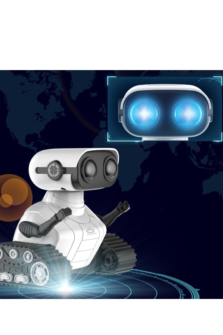 Robot Toys, Rechargeable Remote Control Robot Toys for Kids, 2.4Ghz RC Robot Toys with Music and LED Eyes - Image 1