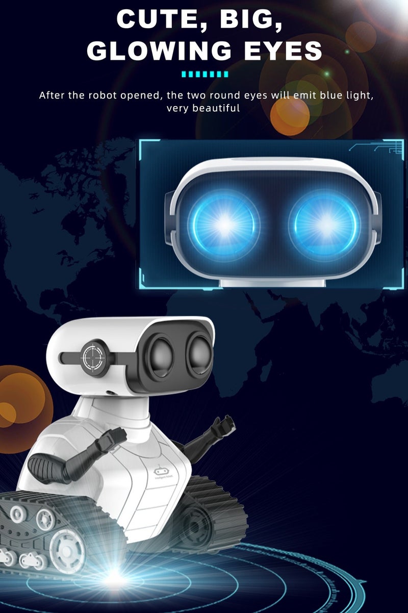 Robot Toys, Rechargeable Remote Control Robot Toys for Kids, 2.4Ghz RC Robot Toys with Music and LED Eyes - Image 5