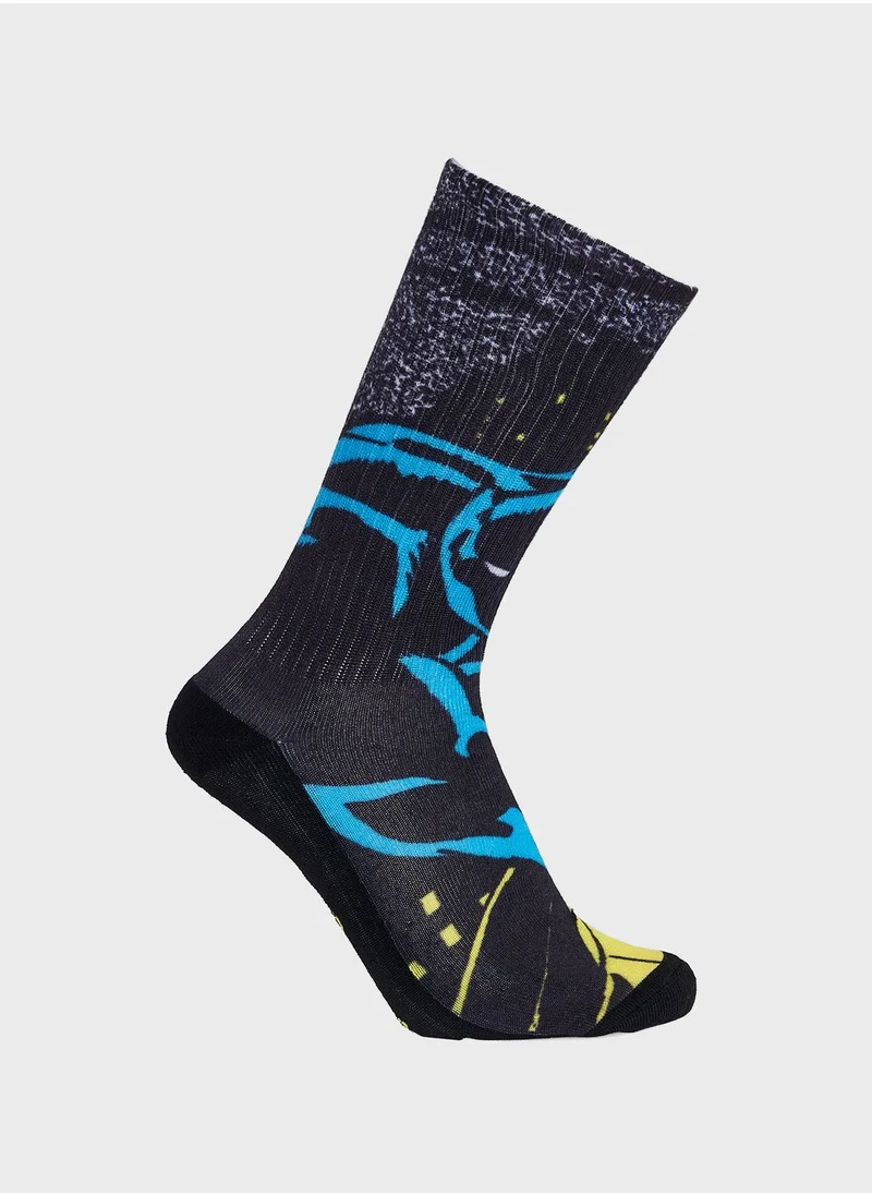 HUF City Prowling Crew Socks