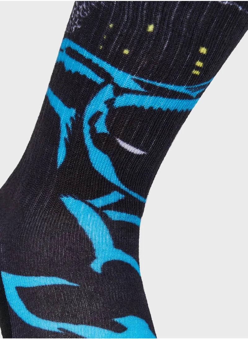 HUF City Prowling Crew Socks