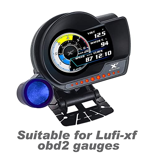 Lufi ضوء إنذار التحويل لوفى - أزرق، تثبيت بشريط مزدوج الوجهين لعدادات لوفى Xf و X1 - Image 2