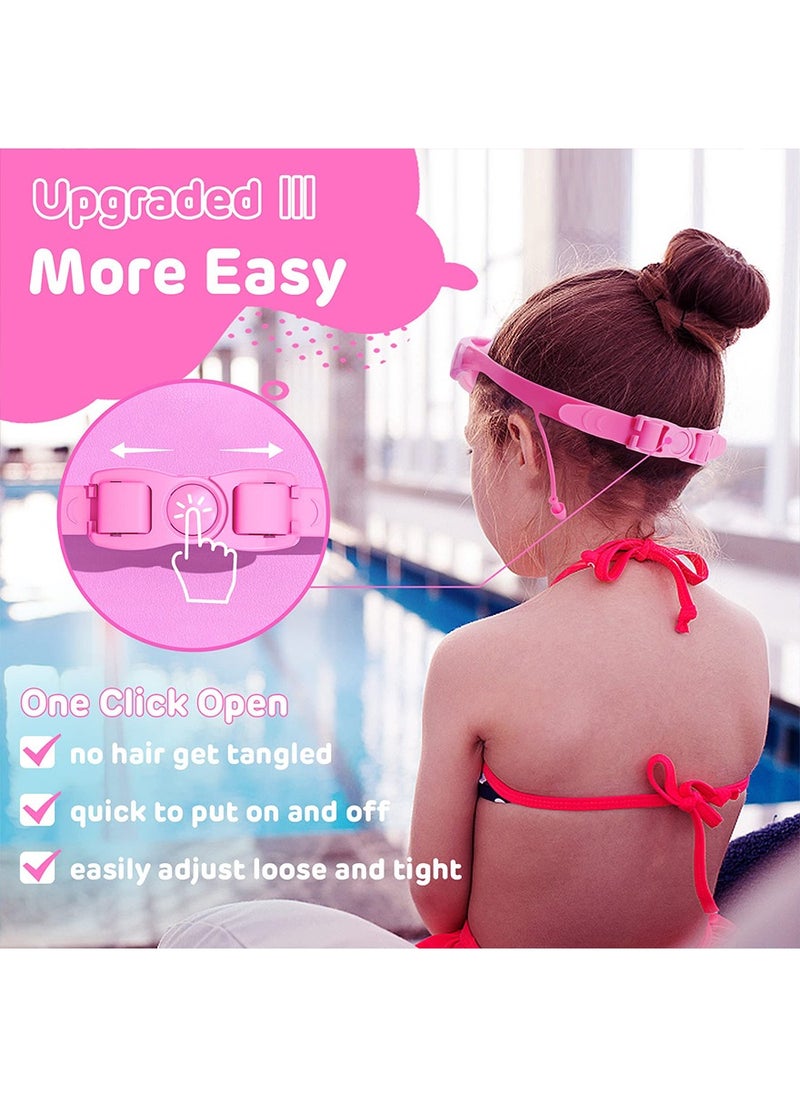 ZERIFAM Kids Swimming Goggles, Anti-Fog No Leak Proof Waterproof Kids Swim Goggles with Soft Silicone, UV Protection Clear Vision Swimming Goggles Suitable for Kids 3-14 Boys and Girls  - Image 5