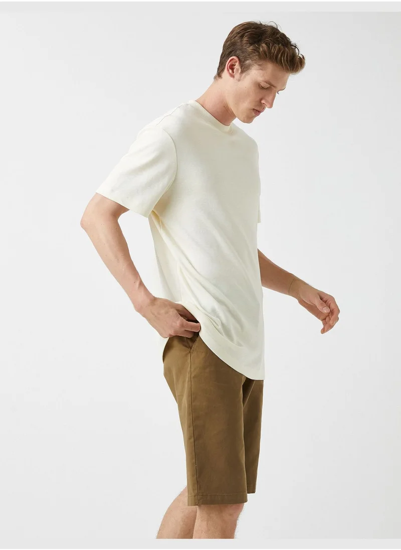 كوتون Chino Bermuda Shorts Cotton