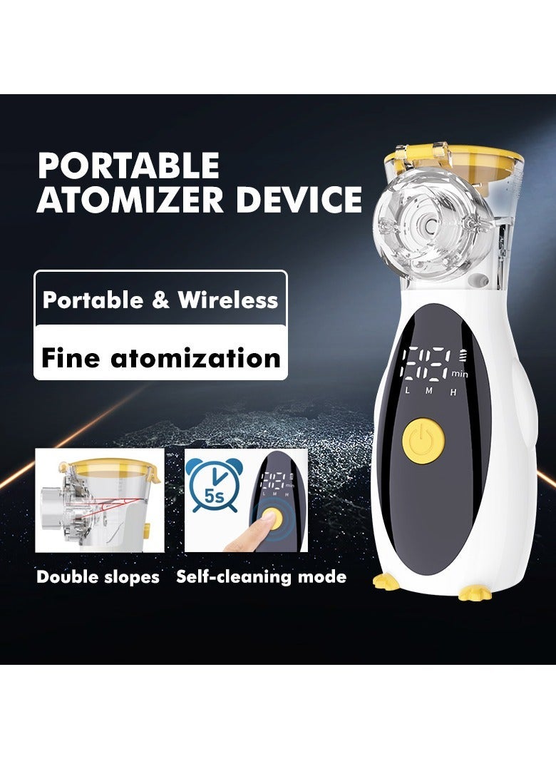 general Household Nebulizer Ultra-Quiet Portable Nebulizer Compact Nebulizer with Auto-Cleaning Mode Nebulizer for Adults Kids Travel and Home Use - Image 2