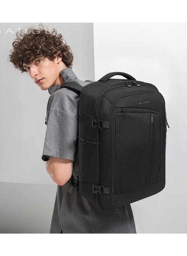 BANGE Bange 1916 polyester backpack waterproof travel laptop with 3 packing cubes Black  - Image 3