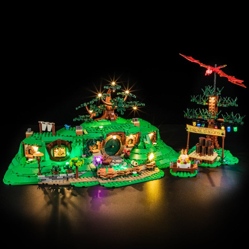 YEABRICKS LED Light for 10354 Lord of The Rings The Shire Building Blocks Model Building Set NOT Included - Image 3