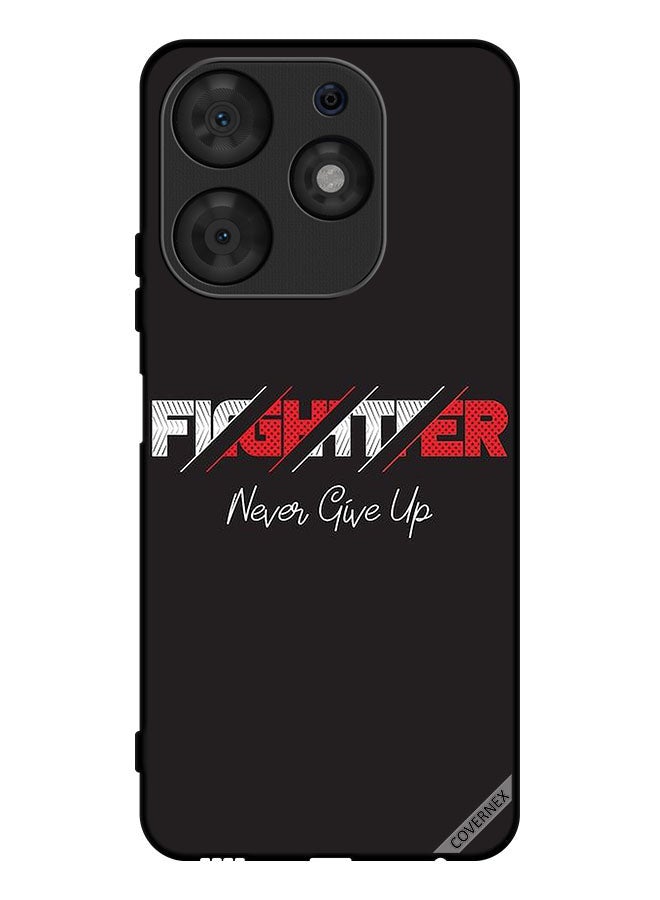 Covernex Protective Case Cover For Tecno Spark 10 Pro Fighter Never Give Up - Image 1