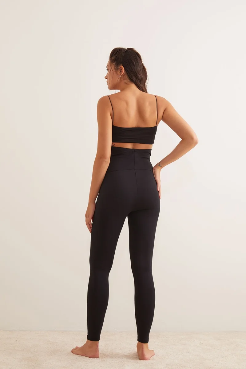 Hays Women's Pregnant Mother Modal Belly Detail Long Leggings