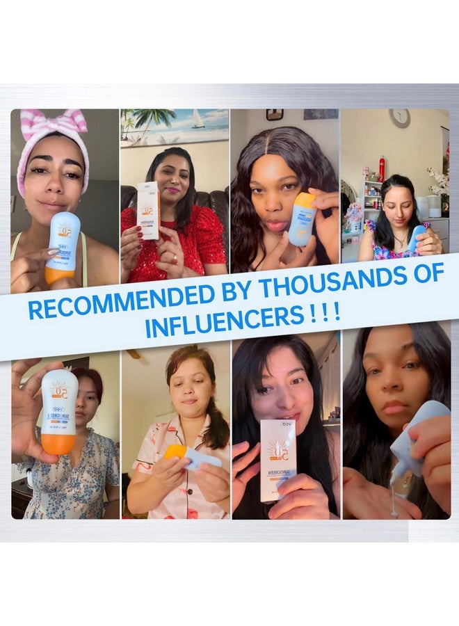 فجه واقي شمس VGO للوجه بعامل حماية من الشمس 50+، واقي شمس معدني مع أكسيد الزنك، حماية واسعة الطيف، لا يترك علامات بيضاء، خالٍ من الزيوت وغير كوميدوغينيك، مناسب لجميع أنواع البشرة ودرجاتها، حجم مناسب للسفر 1.76 أونصة سائلة - Image 5