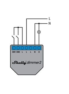 شيلي Shelly Dimmer 2- مفتاح WiFi ذكي للتحكم في الإضاءة  - Image 2