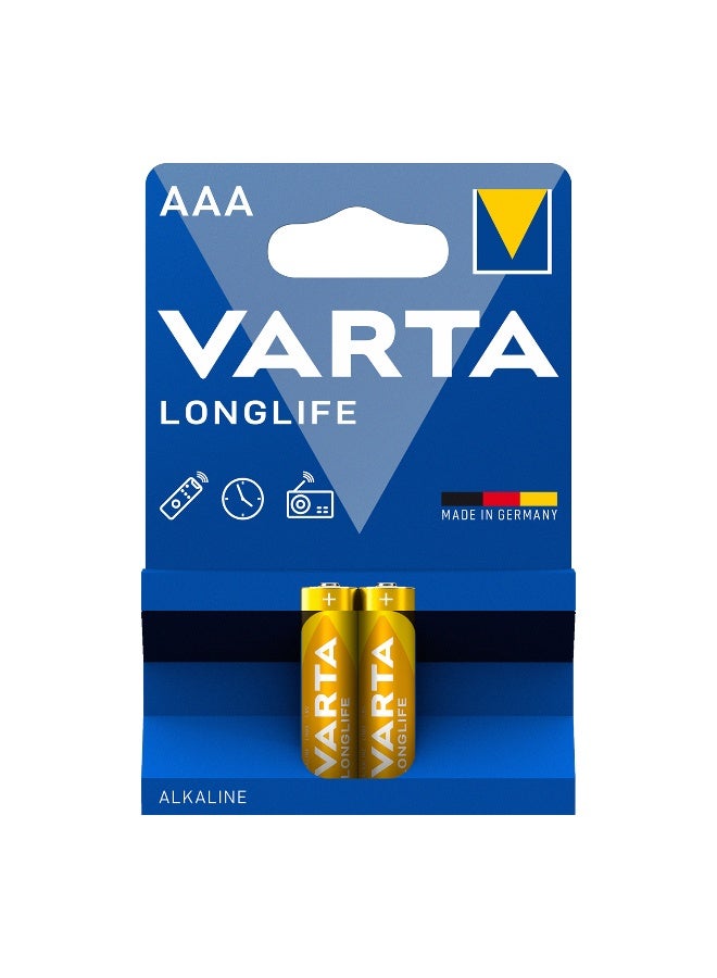 VARTA فارتا لونجلايف AAA BLI 2 | نظام الطاقة القلوية | ضمان 10 سنوات من الطاقة في التخزين | حل الطاقة طويل الأمد - Image 1