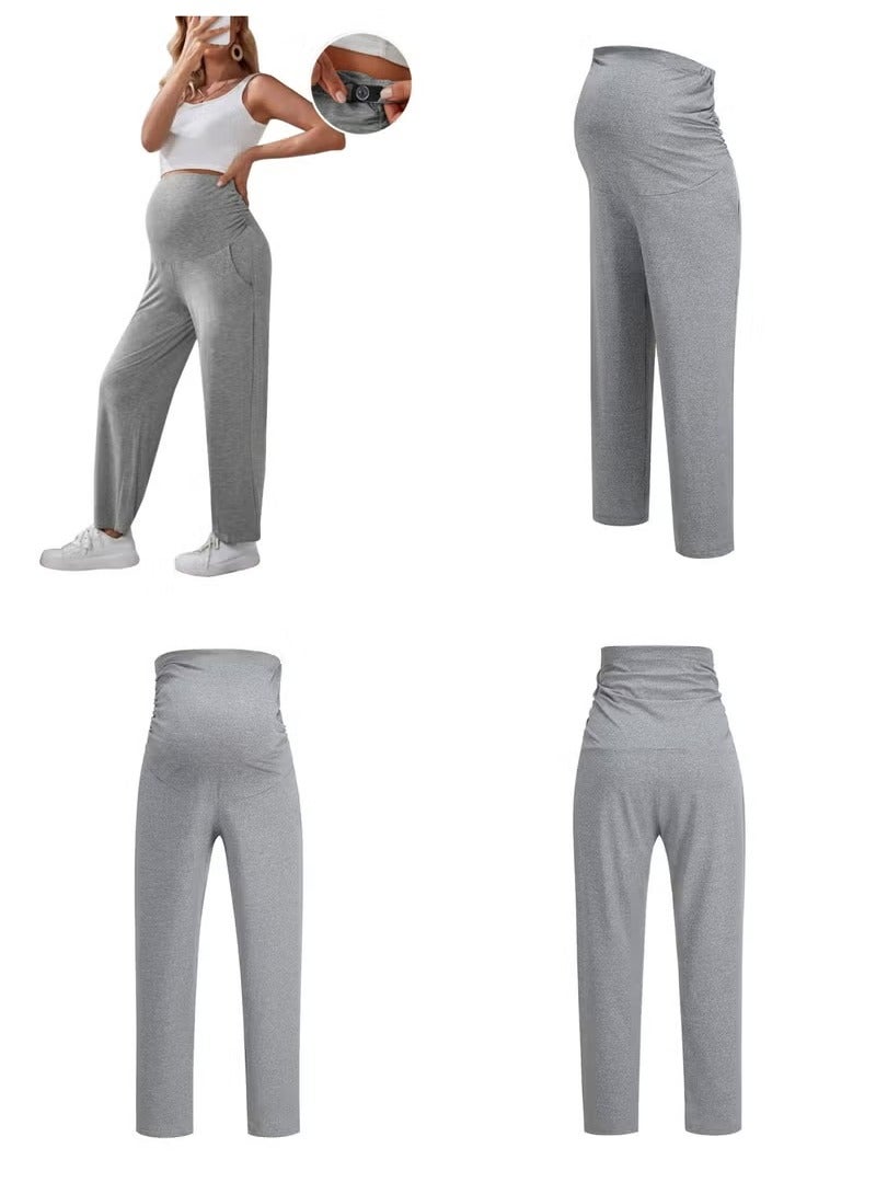 RedMapleTEK Maternity Leggings，Workout Activewear Yoga Pregnancy Pants over the Belly Buttery Soft  - Image 2