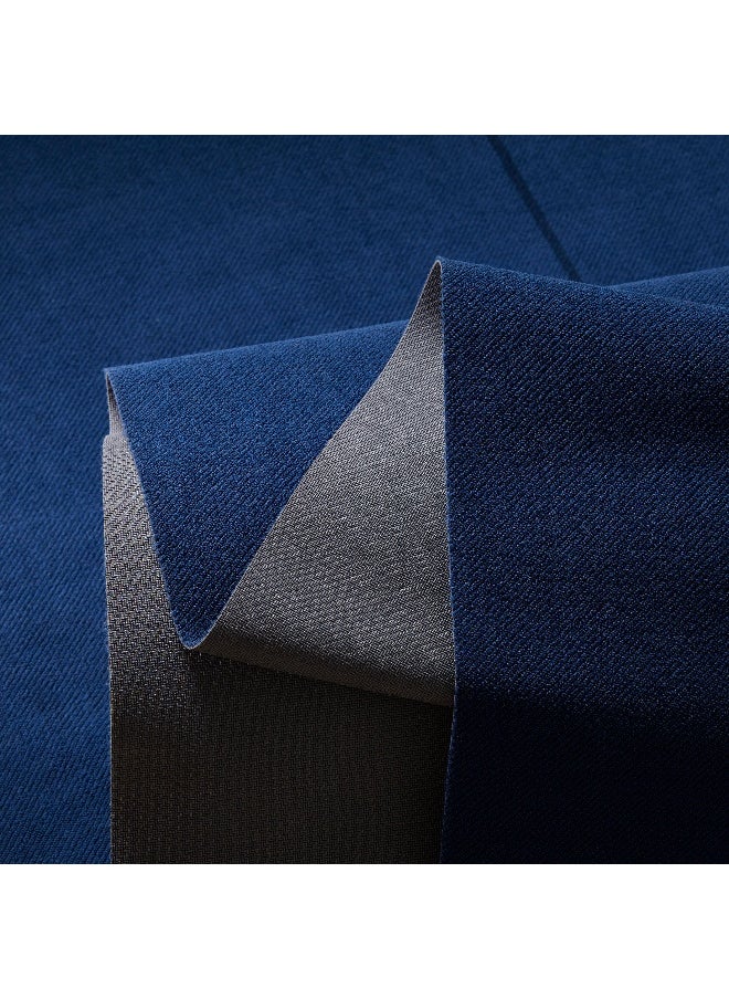 KIMJALY KIMJALY BY DECATHLON,Yoga Towel, 183 X 61 Cm, Anti Slip, Absorbent - Grey/Blue  - Image 2