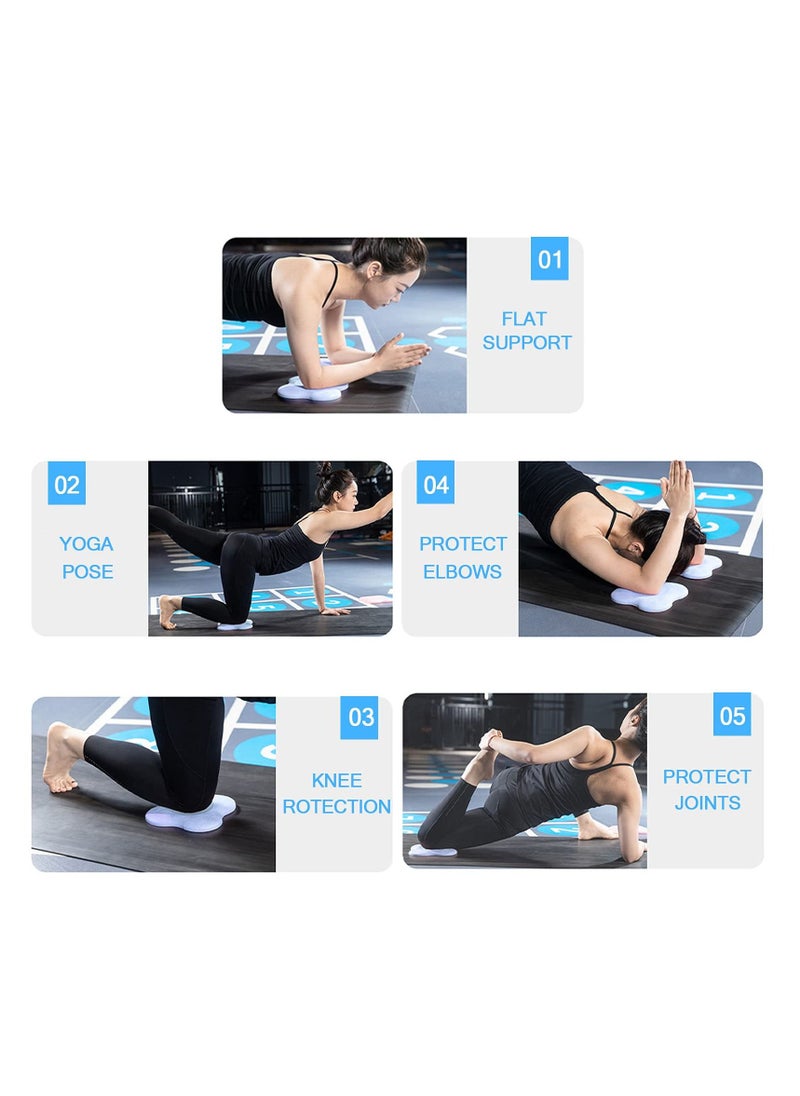 SYOSI - Yoga Knee Pad, Anti Slip Foam Yoga Kneeling Pad, 2PCS Thick Exercise Workout Knee Pad for Women and Men, Sports Balance Cushion for Protecting Knee, Elbow, Hand - Image 1