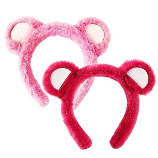 2Pcs Pink Bear Ears Headband Hot Pink Plush Hair Hoop Cute Fashion Fluffy Soft Plush Bear Ear Headwears for Women Girls Makeup Headband Face Washing Headband Valentines Day Gift - pzsku/Z08C5736A5FD75384D747Z/45/_/1742913552/ab86e7d5-5f27-4188-86c8-72bedb020dc5