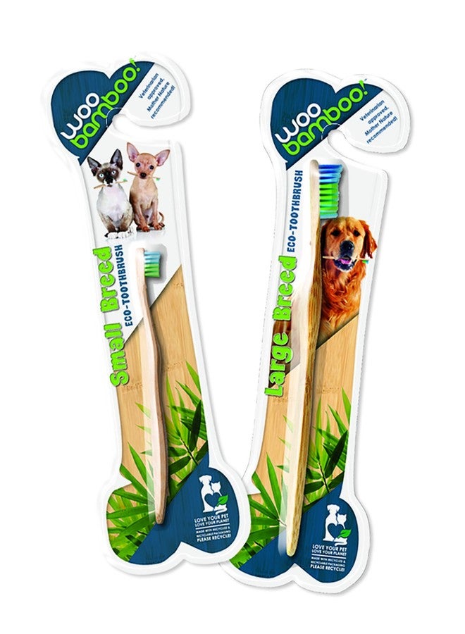 Woobamboo Large Breed Bamboo Pet Toothbrush - Image 3