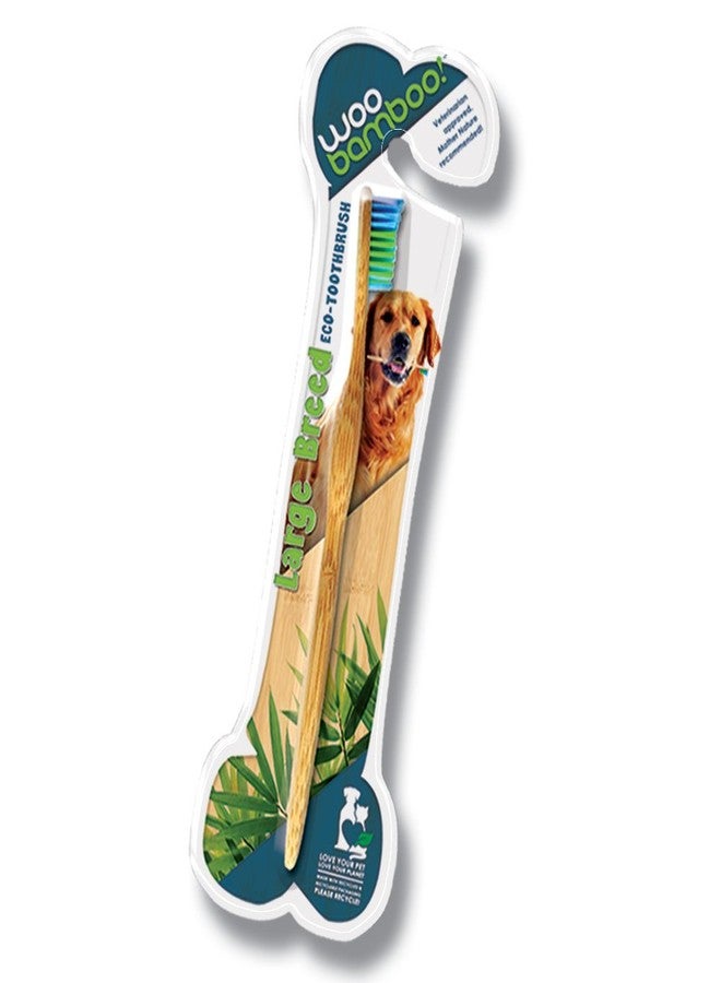 Woobamboo Large Breed Bamboo Pet Toothbrush - Image 1