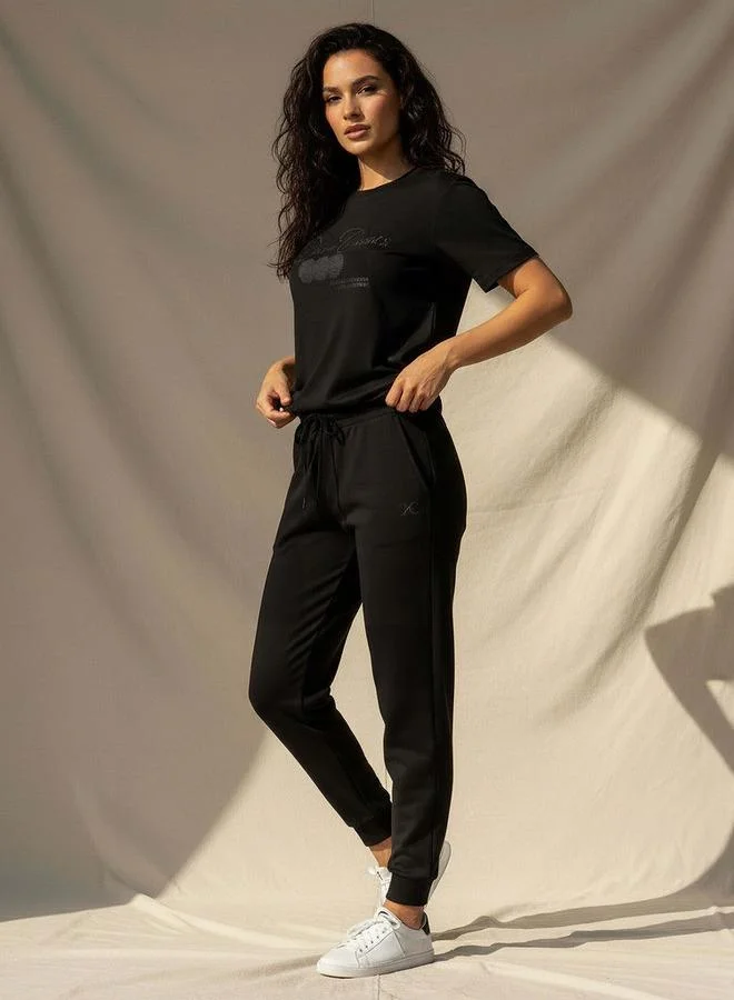 Splash Active  Women Soft Touch Drawstring Waist Joggers for Women | Best Price UAE