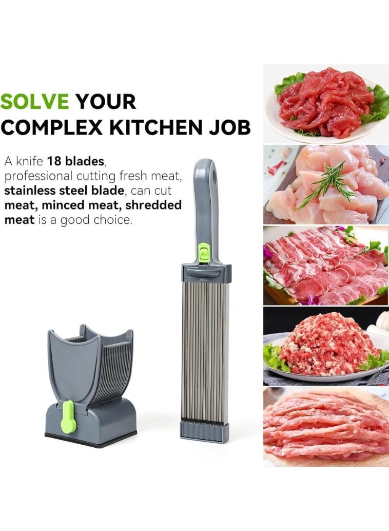 Multi-blade manual meat slicer - Image 3