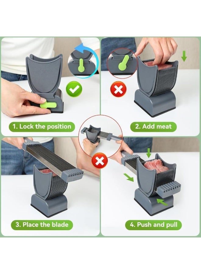 Multi-blade manual meat slicer - Image 4