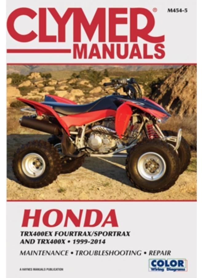 Clymer Honda TRX400Ex Fourtrax/Sportrax : 99-14