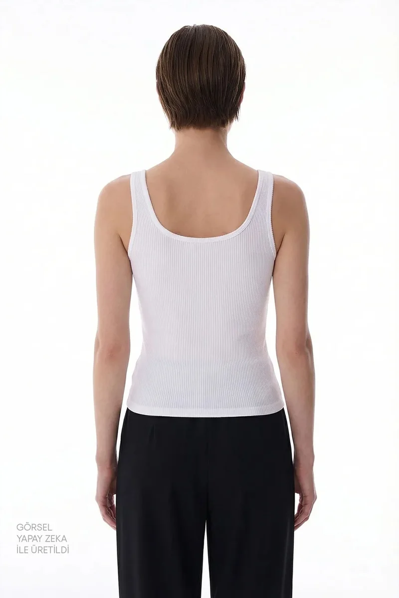 بنتي PENTI Seamless Square Neck Crop Top