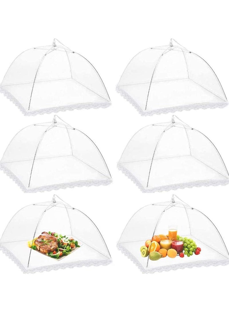 KASTWAVE Pop-Up Mesh Food Cover, Screen Covers Umbrella Tent, Reusable and Collapsible Cover Net Keep Out Outdoor Flies, Bugs, Mosquitos, Picnics, BBQ Nets - Image 1