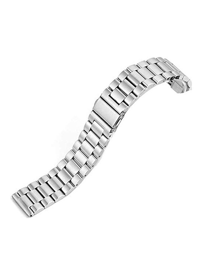 ICS Replacement Band For  Samsung Galaxy Watch 3 Band ( 22 mm ) 45mm Silver - Image 2