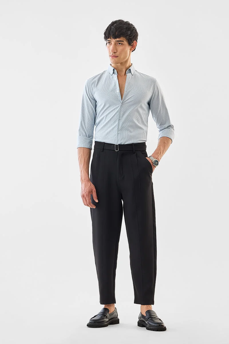 SNITCH Regular Fit Pleated Trousers