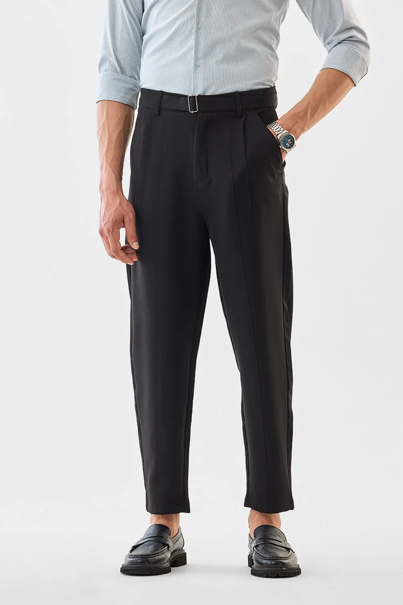 SNITCH Regular Fit Pleated Trousers
