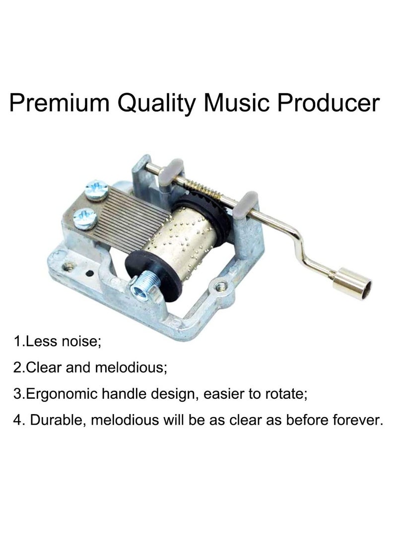 Barakah Wooden Color Painted Music Box You are My Sunshine Coloured Drawing Box, Gifts for Daughter, Son, Love Ones Wedding Anniversary Birthday Valentine's Day - Image 3