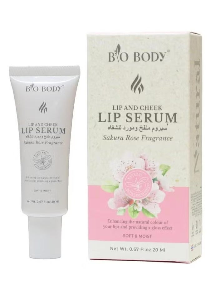 bio-body Sakura & Rose Lip & Cheek Serum - 20ml