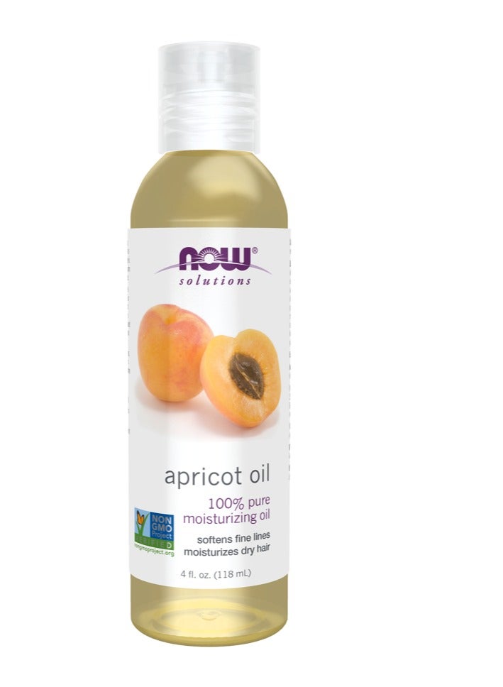 now 100% Pure Apricot Oil 118ml - Image 1