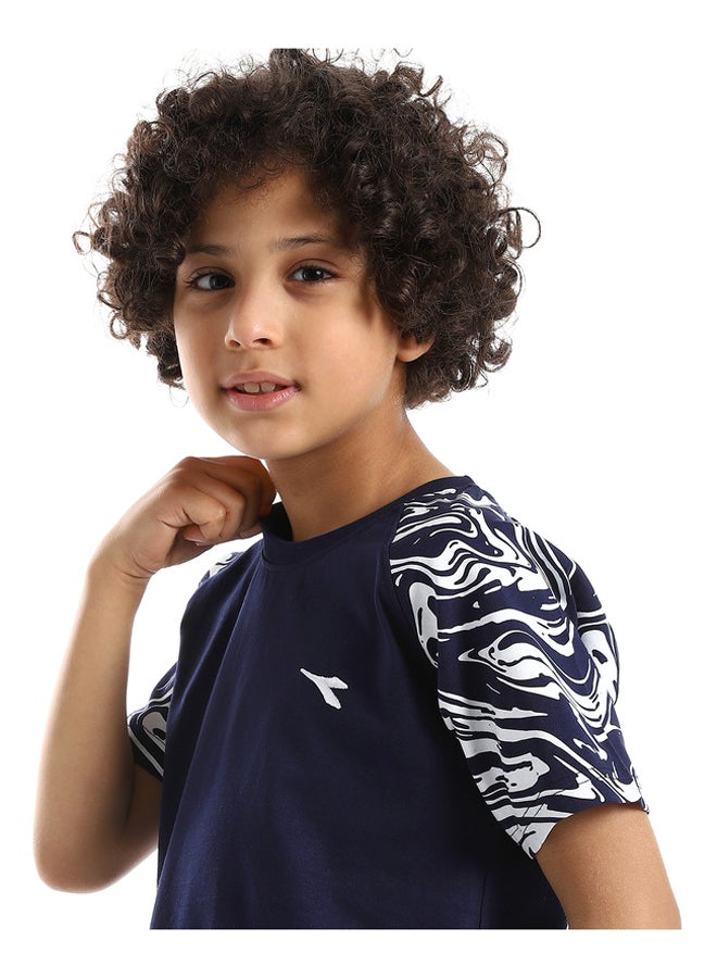 DIADORA تي شيرت قطن مطبوع للأولاد - Image 4